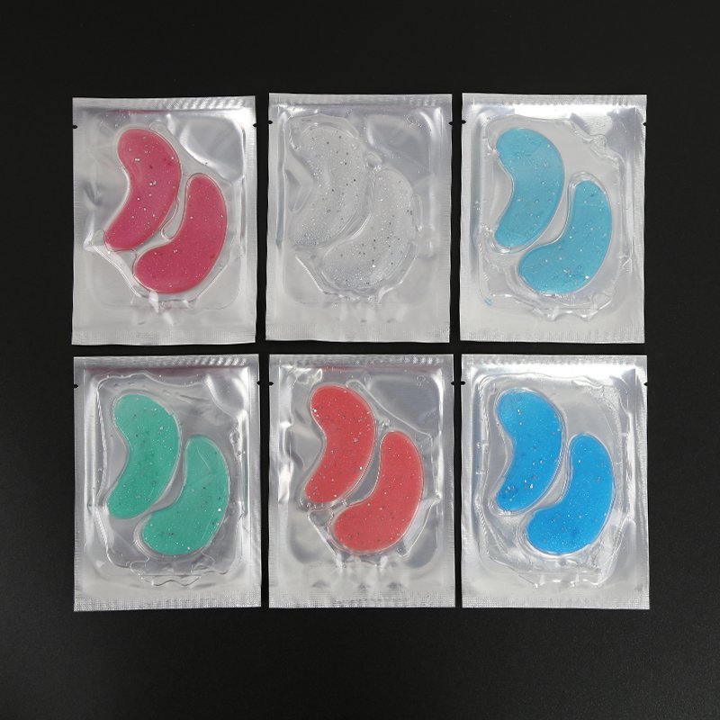 Cerotti contorno occhi in idrogel glitterato al collagene cristallino - 7
